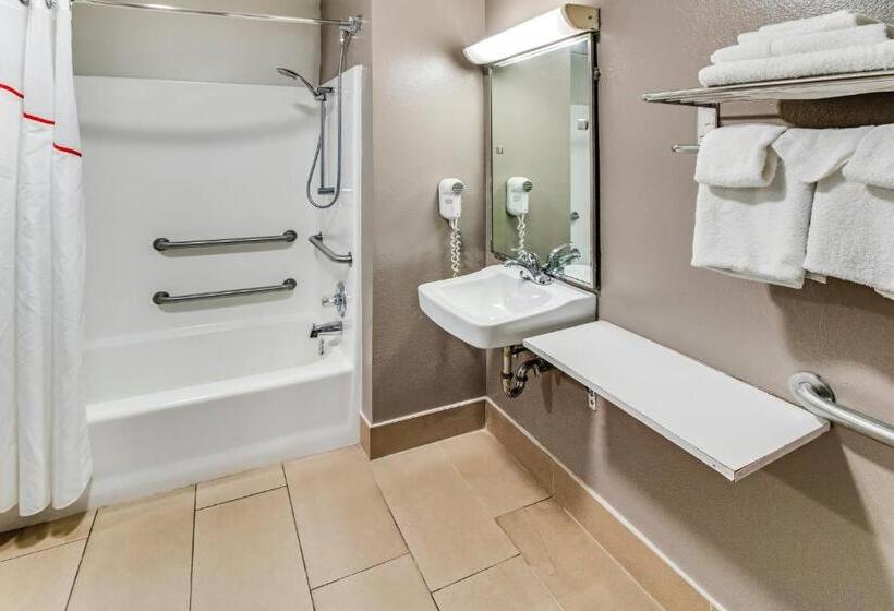 Номер Стандарт Кровать Кинг Адаптированный для Инвалидов, Red Roof Inn Springfield, Oh