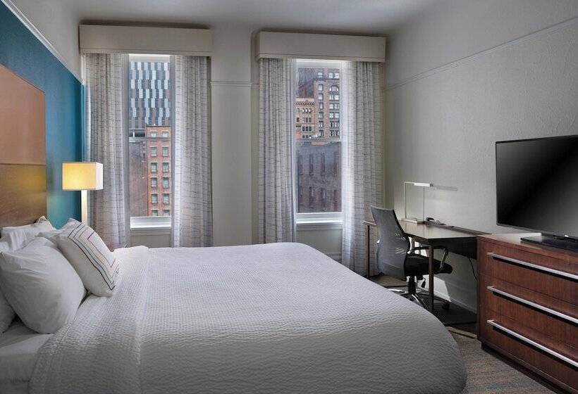 Люкс 2 Спальни, Residence Inn By Marriott Cleveland Downtown