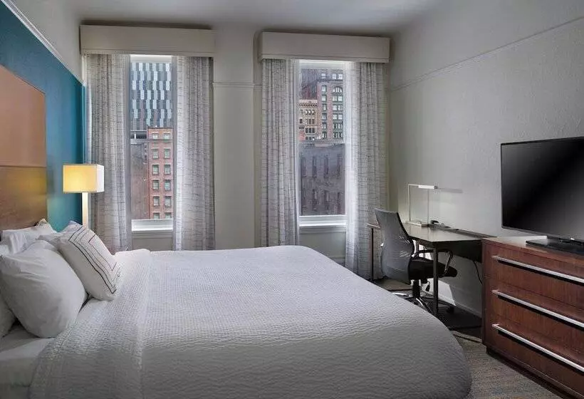 ２ベッドスイートルーム, Residence Inn By Marriott Cleveland Downtown