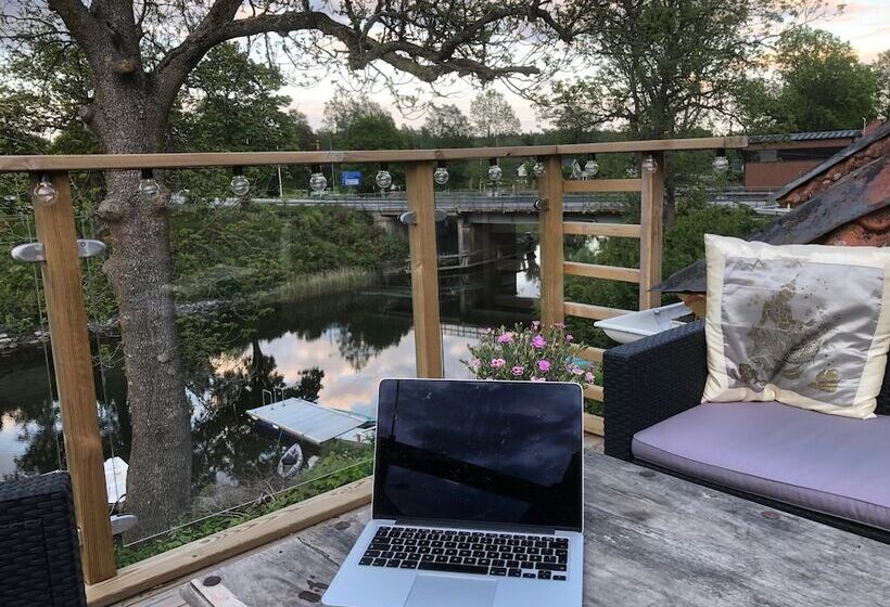 带双人床的经典房间, Pensionat Kanalvillan