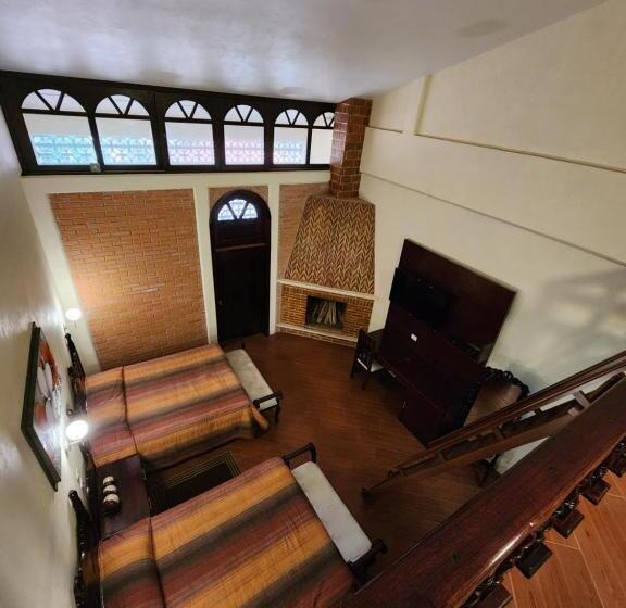 정원 전망 4인용 스탠다드 룸, Hostal Hacienda Apulco