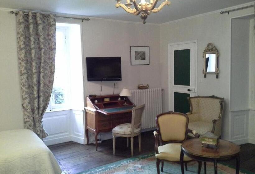 家庭房带园景, Le Logis De Ruelle