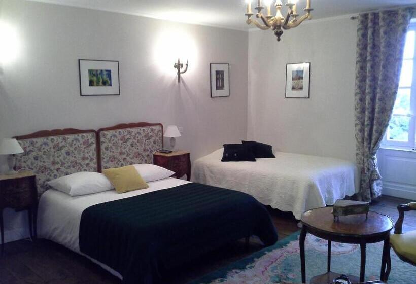 家庭房带园景, Le Logis De Ruelle