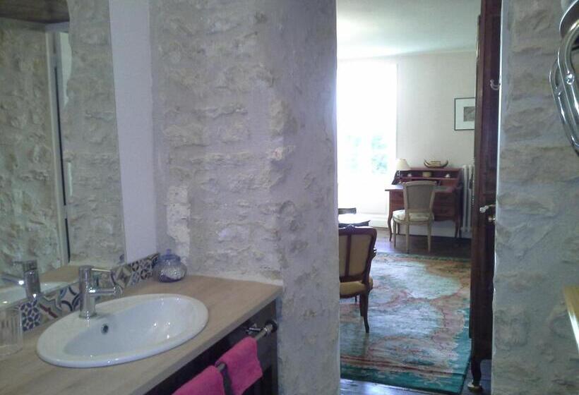 家庭房带园景, Le Logis De Ruelle