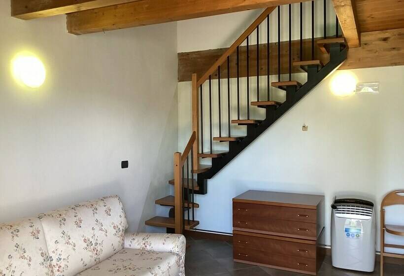 شقة ديلوكس غرفة نوم واحدة, Ristorante Locanda Le Due Querce