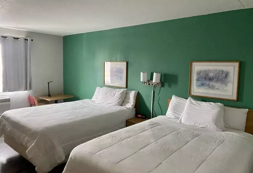 2ダブルベッドのスタンダードルーム, Sauk River Inn & Suites, A Travelodge By Wyndham