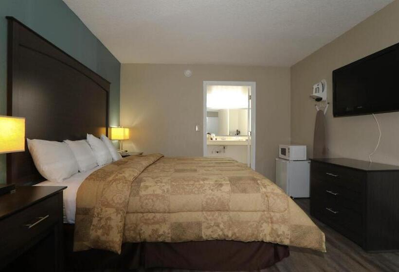 Номер Стандарт Кровать Кинг Адаптированный для Инвалидов, Executive Inn  Panama City Beach