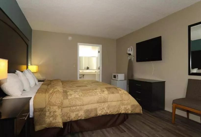 اتاق استاندارد با تخت بزرگ برای معلولان, Executive Inn  Panama City Beach