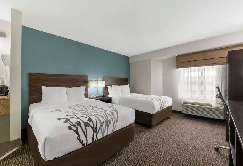 اتاق استاندارد با 2 تخت دوبل, Sleep Inn Northlake