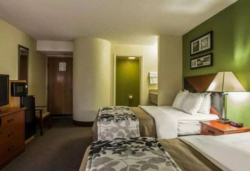 اتاق استاندارد با 2 تخت دوبل, Sleep Inn Northlake