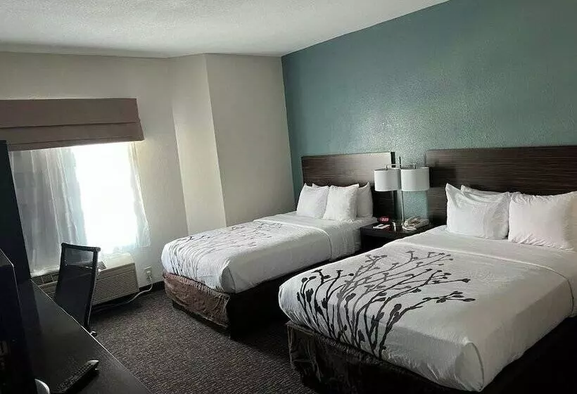 اتاق استاندارد با 2 تخت دوبل, Sleep Inn Northlake