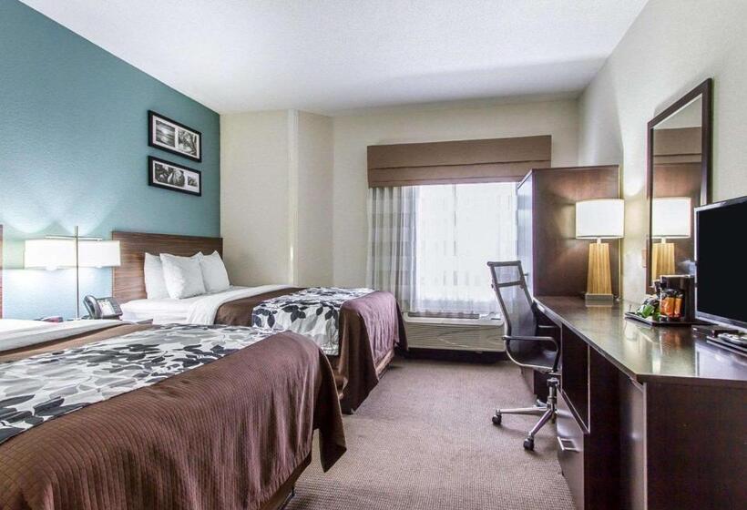 חדר סטנדרט שתי מיטות זוגיות, Sleep Inn Scott/lafayette West