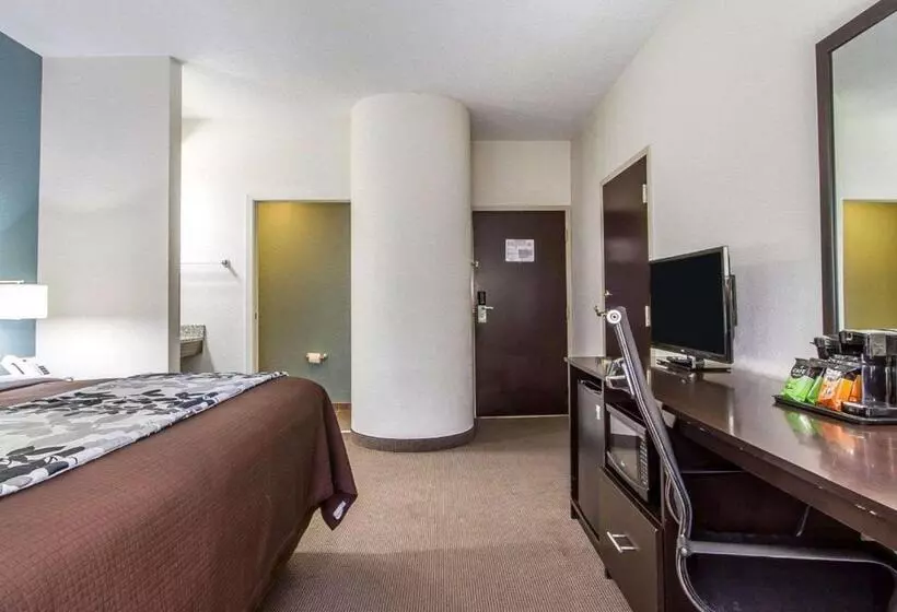 キングサイズベッドのスタンダードルーム, Sleep Inn Scott/lafayette West