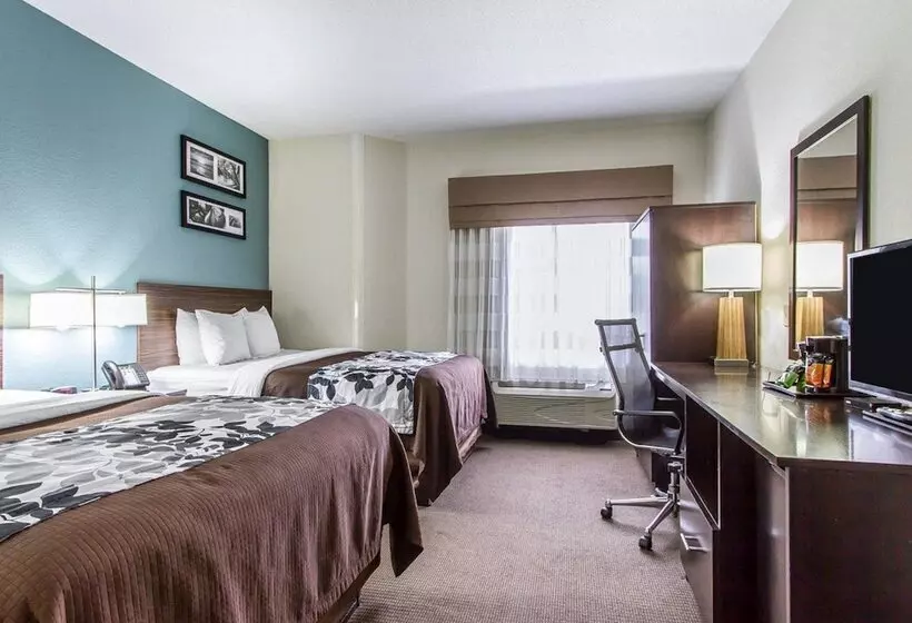 ２ダブルベッドのスタンダードルーム, Sleep Inn Scott/lafayette West