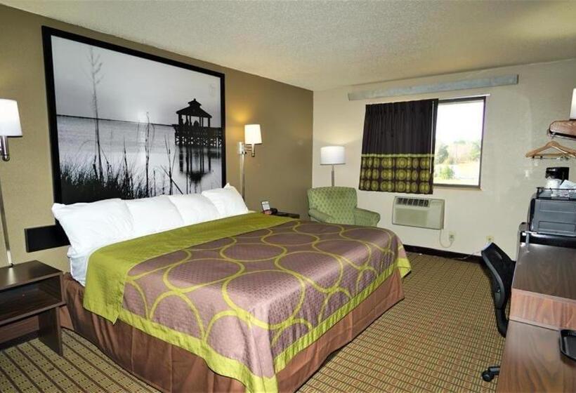 غرفة قياسية سرير كينج, Super 8 By Wyndham Greenville