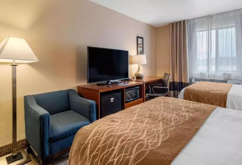 ２ダブルベッドのスタンダードルーム, Comfort Inn & Suites South Hill I85