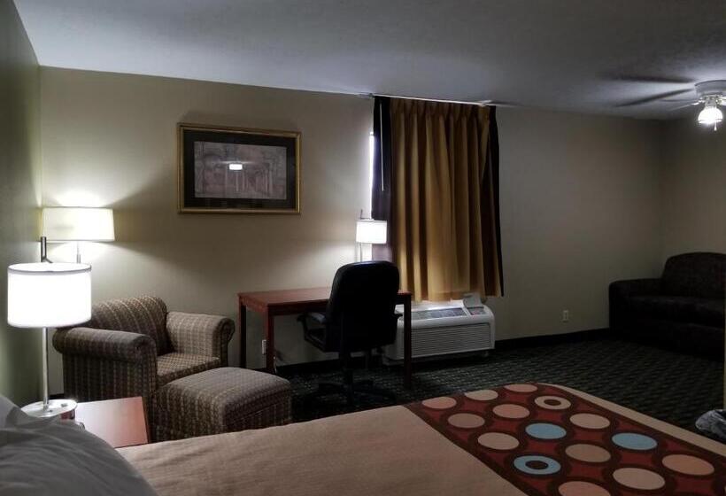 Люкс Deluxe Кровать Кинг, Super 8 By Wyndham Bellefontaine