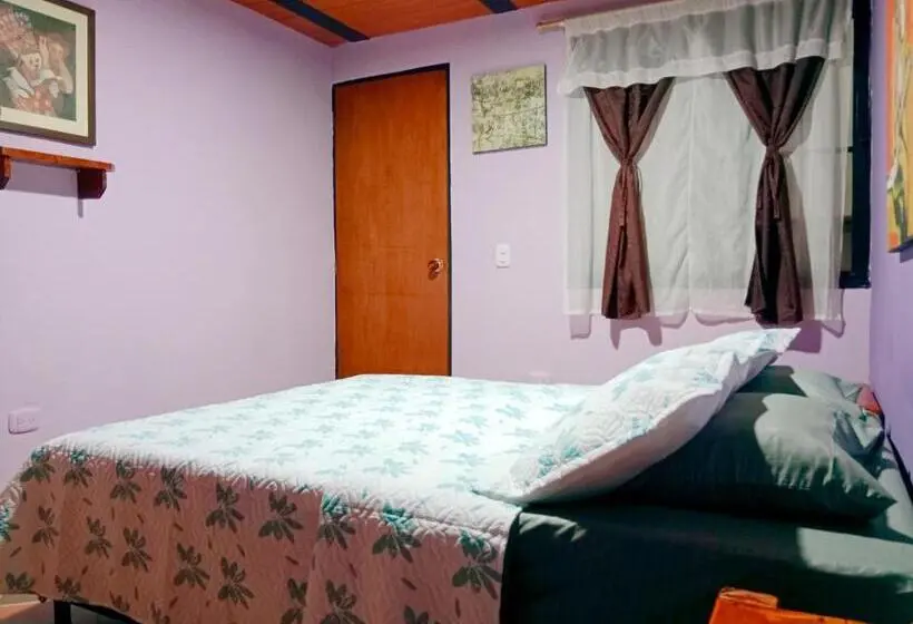 バス共有のスタンダードルーム, Vista Hermosa Eco Hostal