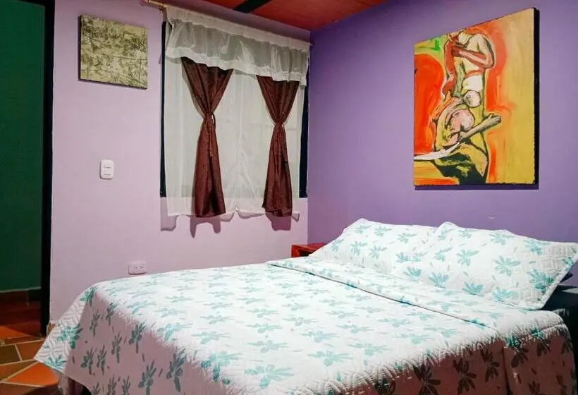 バス共有のスタンダードルーム, Vista Hermosa Eco Hostal