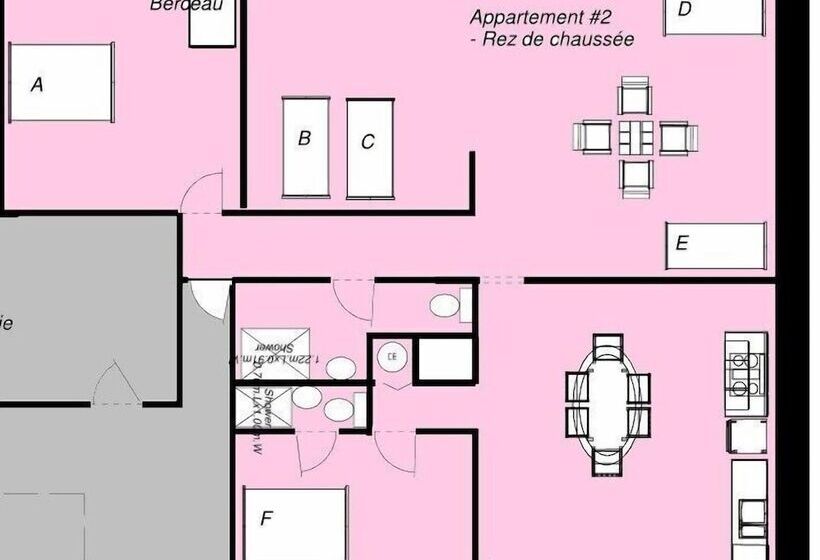 דירת דלוקס 3 חדרי שינה, Moulin De La Fleuristerie