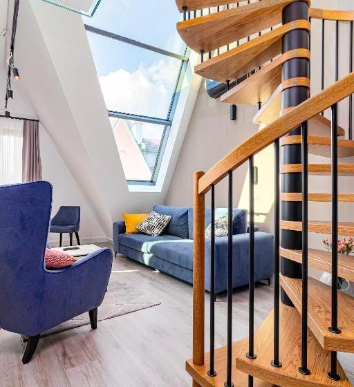 Апартаменты Пентхаус 1 Спальня, Odrzańska Residence Old Town