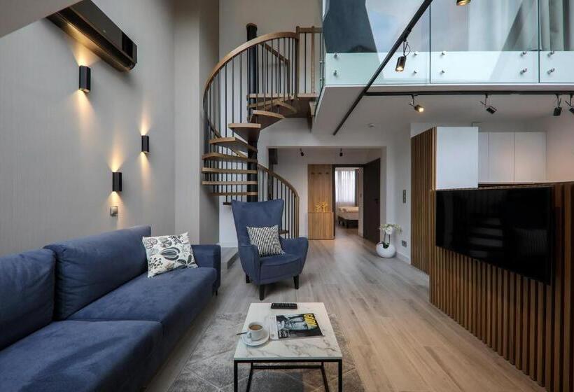 Апартаменты Пентхаус 1 Спальня, Odrzańska Residence Old Town