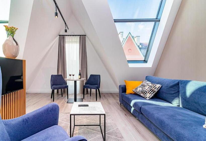 Апартаменты Пентхаус 1 Спальня, Odrzańska Residence Old Town