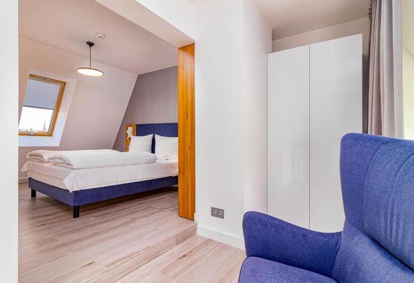 Апартаменты Дюплекс 1 Спальня, Odrzańska Residence Old Town