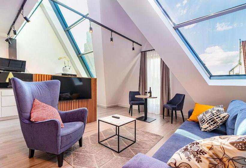 Апартаменты Пентхаус 1 Спальня, Odrzańska Residence Old Town