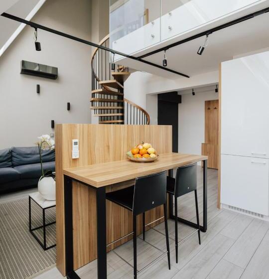 Апартаменты Пентхаус 1 Спальня, Odrzańska Residence Old Town