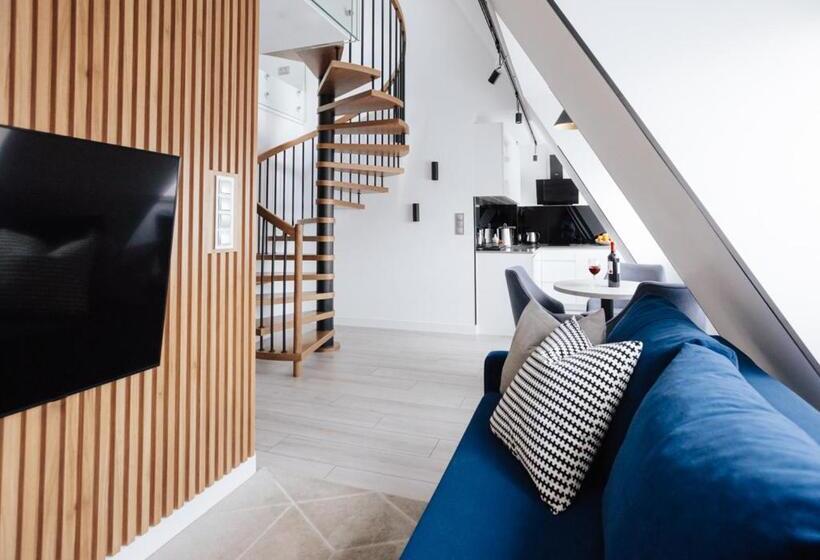 Апартаменты Дюплекс 1 Спальня, Odrzańska Residence Old Town