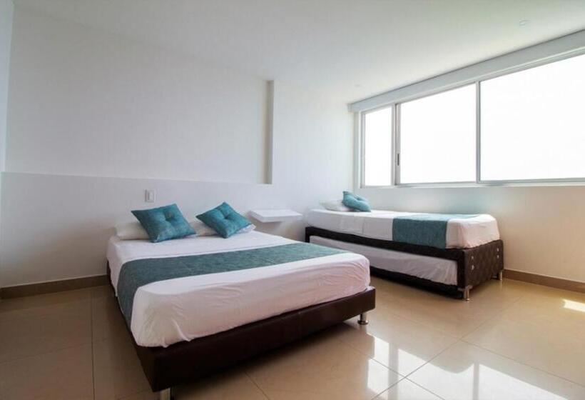 Apartamento 1 Dormitório Vista Mar, Apartamentos Palmetto   Frente Al Mar