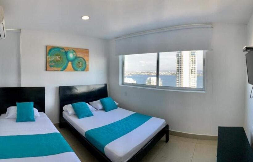 Apartamento 1 Dormitório com Sacada, Apartamentos Palmetto   Frente Al Mar