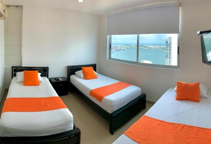 Apartamento 1 Dormitório, Apartamentos Palmetto   Frente Al Mar
