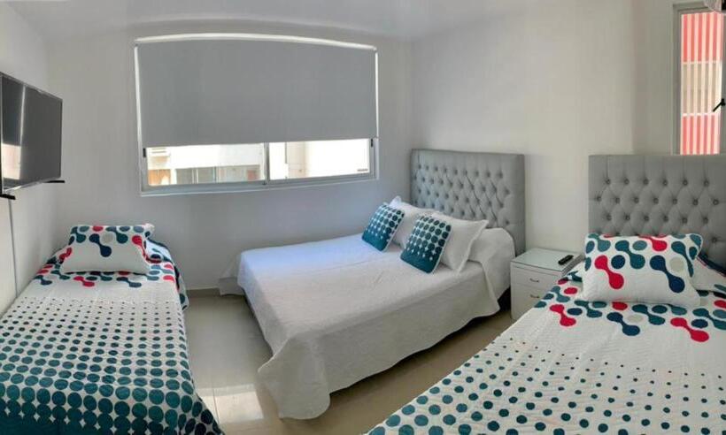 Apartamento 1 Dormitório com Sacada, Apartamentos Palmetto   Frente Al Mar