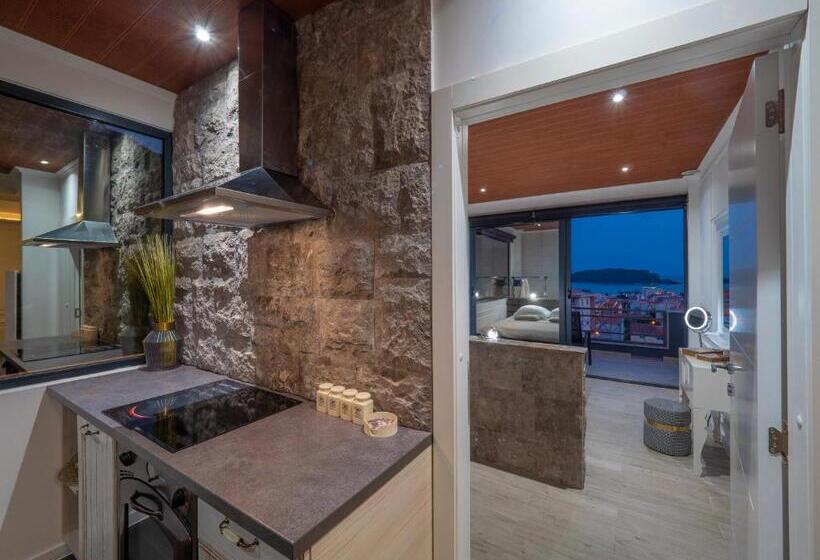 آپارتمان 1 خوابه با چشم‌انداز دریا, Misisuone Apartments Budva