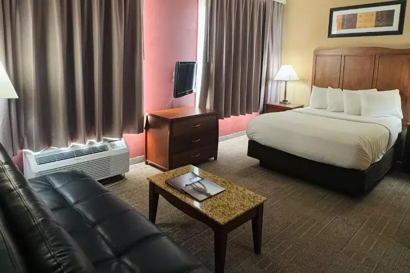 身障者適用クイーンサイズベッドルーム, Best Western Plus Hannaford Inn & Suites