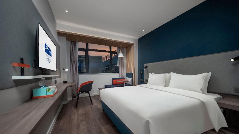 キングサイズベッドのスタンダードルーム, Hilton Suzhou Yinshan Lake