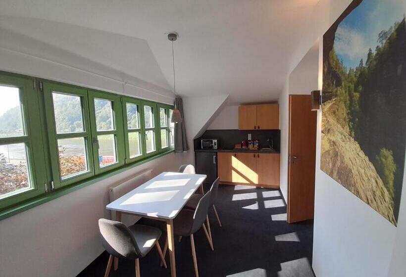 １ベッドルームのスーペリアアパートメント, Pension Jitřenka Hřensko