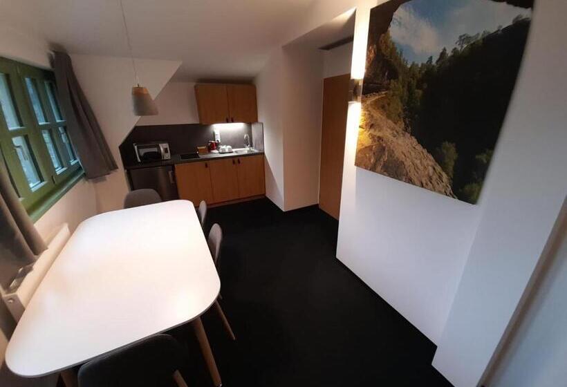 １ベッドルームのスーペリアアパートメント, Pension Jitřenka Hřensko