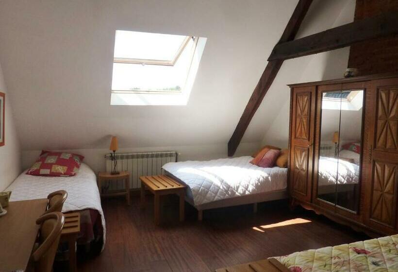 Номер Стандарт Четырехместный Совместный Санузел, Château De Sainte Colombe Sur Gand