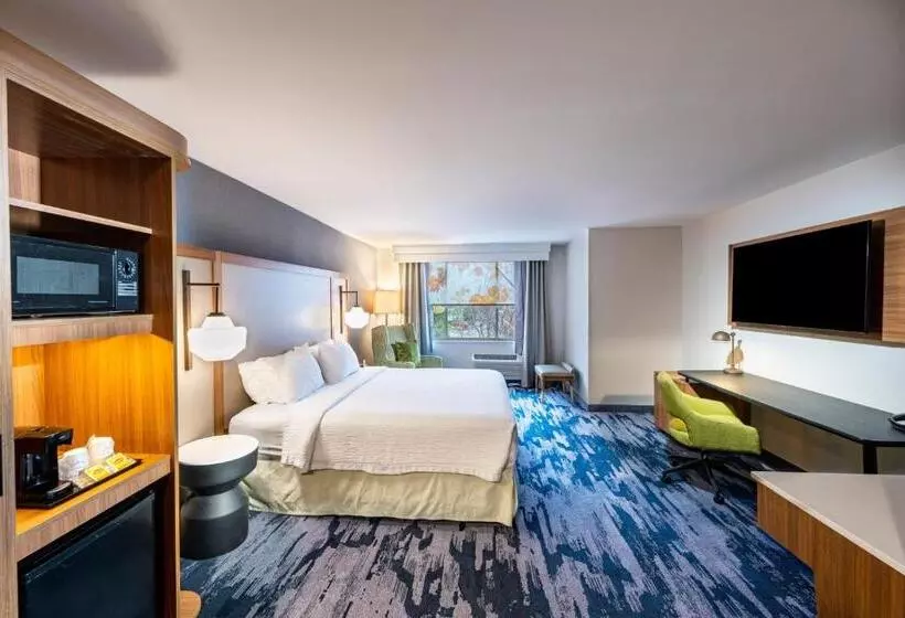 キングサイズベッドのスタンダードルーム, Fairfield Inn & Suites By Marriott St Louis Chesterfield