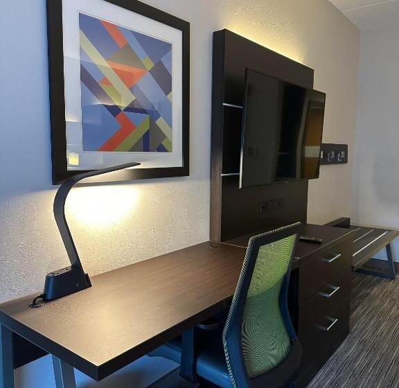 غرفة قياسية سرير كينج لذوى الإحتياجات الخاصة, Holiday Inn Express & Suites   Prospect Heights, An Ihg