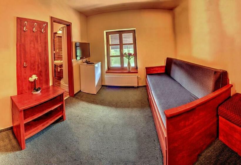 شقة ديلوكس غرفة نوم واحدة, štiřínská Stodola U Prahy