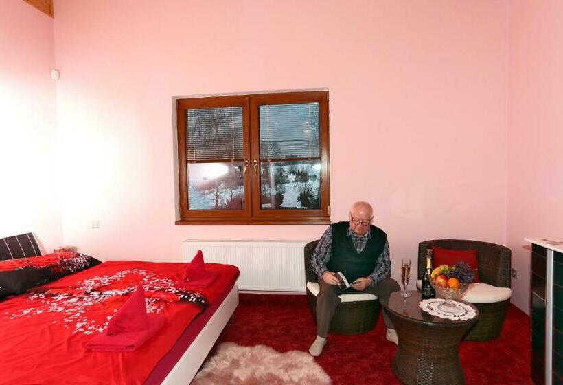 غرفة قياسية حمام مشترك, Pension Sunset Mezirolí