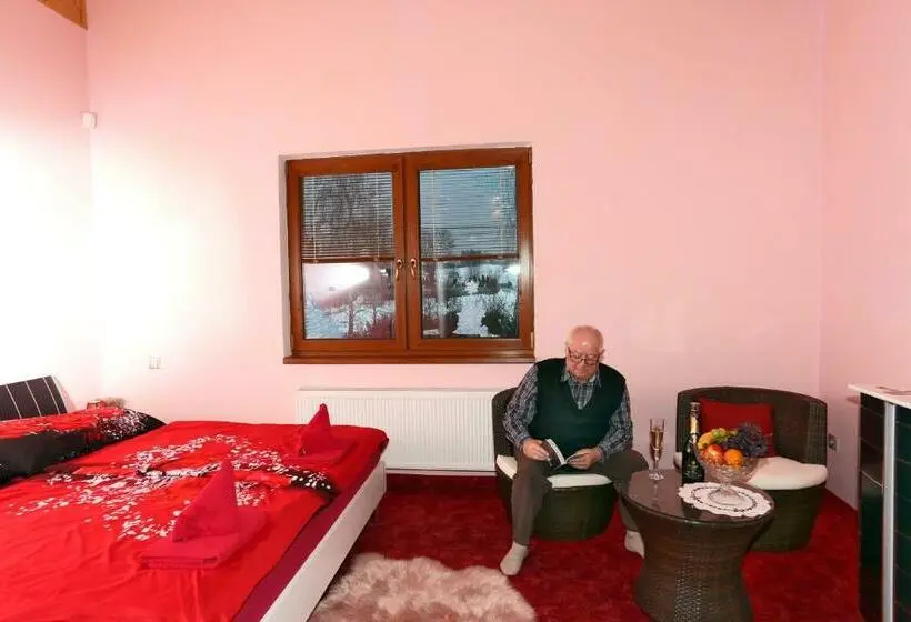 バス共有のスタンダードルーム, Pension Sunset Mezirolí