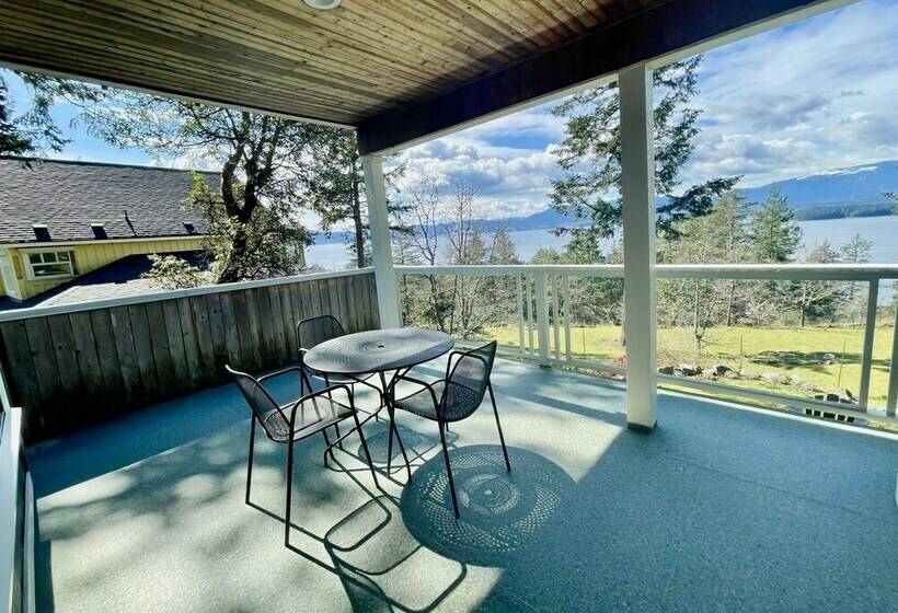 带海景的带双人床的标准间, Quarrystone House B&b