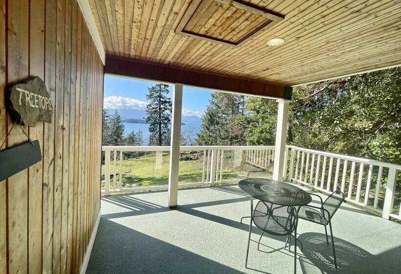 带海景的带双人床的标准间, Quarrystone House B&b