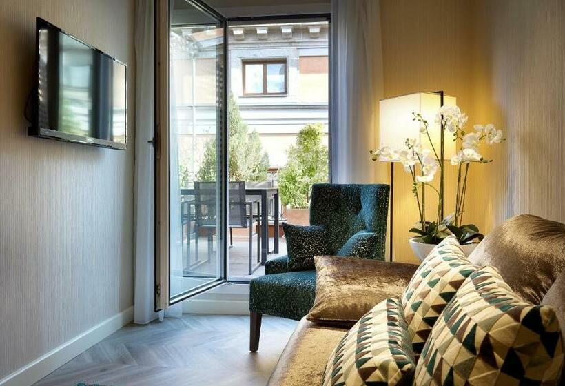 テラス付きデラックスルーム, Eurostars Casa De La Lirica