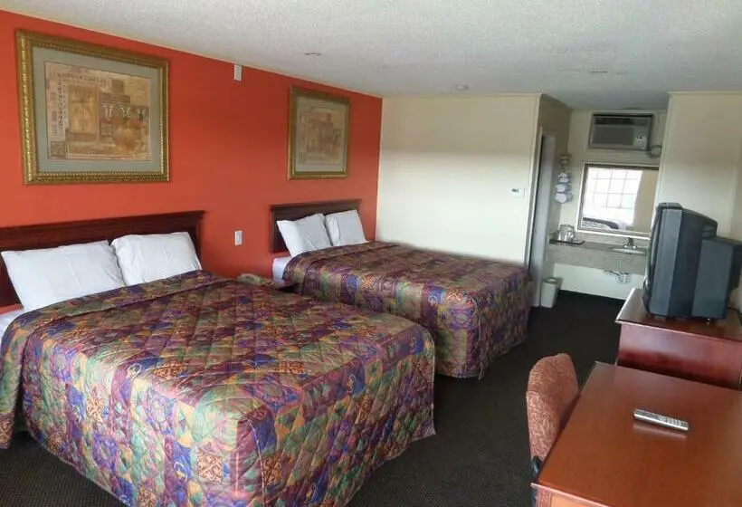 ２ダブルベッドのスタンダードルーム, Jeffersonian Motor Inn